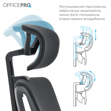 Крісло офісне OfficePro Balance OC620-B-B-B