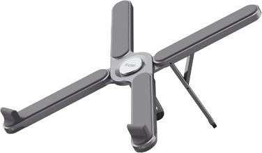 Підставка для ноутбука Trust Zeff, регульована висота, 16 дюймів, складна, чорна