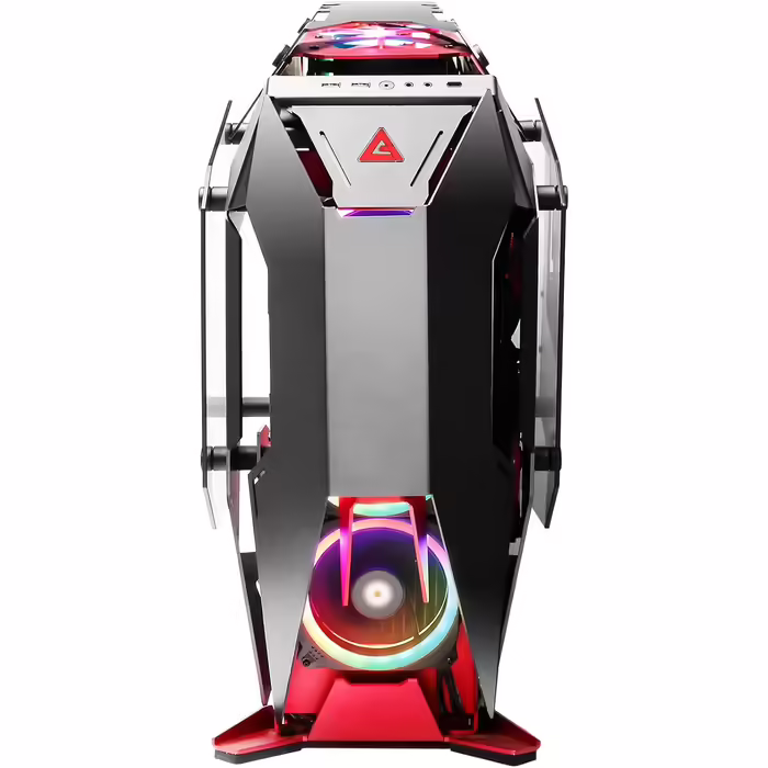 Ігровий корпус Antec Torque Midi-Tower чорний/червоний, алюмінієвий, підтримка ATX/EATX/ITX/Micro ATX