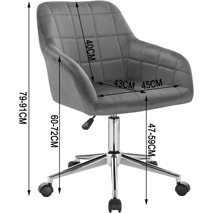 Крісло для робочого місця WOLTU BS79dgr