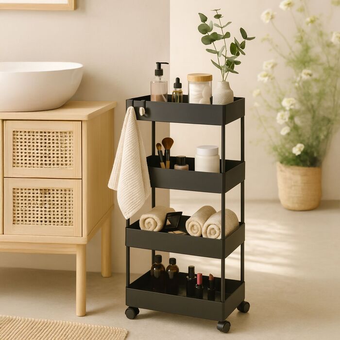 Візок для зберігання Relaxdays на 4 ярусах