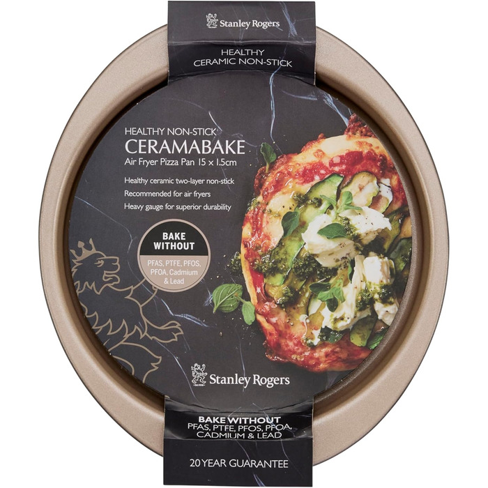 Форма для випічки Stanley Rogers Ceramabake з антипригарним покриттям, 20x7 см - без PFAS, PTFE, PFOS, PFOA, кадмію та свинцю