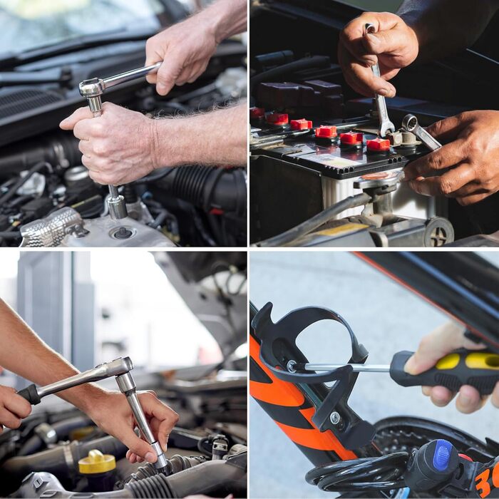 Набір інструментів 95 предметів у пластиковому кейсі Werkzeugkoffer: викрутки, головки, тріскачки для дому, авто, гаража (жовтий)