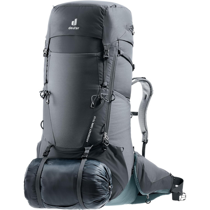 Чоловічий трекінговий рюкзак deuter Aircontact Core 7010 (1 упаковка) (7010 л, графіт-сланець)