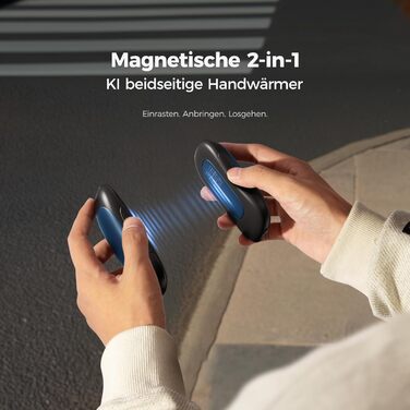 Електричні грілки для рук OCOOPA UT3 PRO 2 шт., 10000mAh, Powerbank, 4 режими, до 58°C, для чоловіків, ідеально для гольфу, полювання та кемпінгу