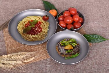 Тарілка для кемпінгу iBasingo Titan Teller 18.5 см: легка, міцна, для пікніка та приготування їжі