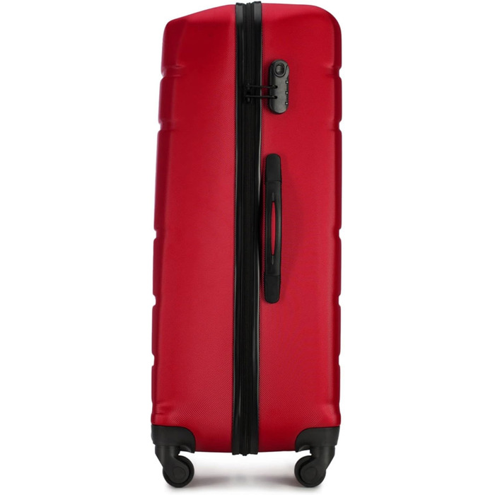 Валіза на колесах WITTCHEN Globe Line, ручна поклажа, ABS, кодовий замок, 25 x 33 x 33 x 16,5 см, червоний (Lufthansa/Eurowings/Ryanair/Condor/Discover Airlines)