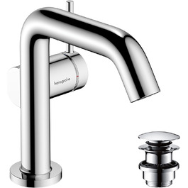 Змішувач для ванної кімнати Hansgrohe Tecturis S Fine з Push-Open, CoolStart, EcoSmart+ та виливом 110 мм, хром