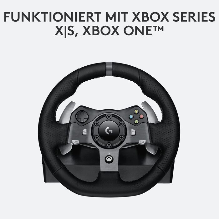 Logitech G29 Driving Force Racing Wheel - Ігровий кермо з Force Feedback для PS5, PS4, PC, Mac. Чорний