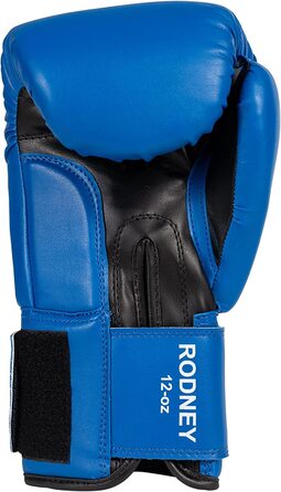 Боксерські рукавички Бенлі Роккі Марчіано тренувальні рукавички Родні 12 унцій синій / чорний