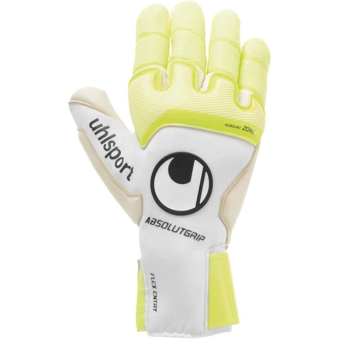 Воротарські рукавички uhlsport Men's Pure Alliance Absolutgrip Reflex 8.5 чорного кольору