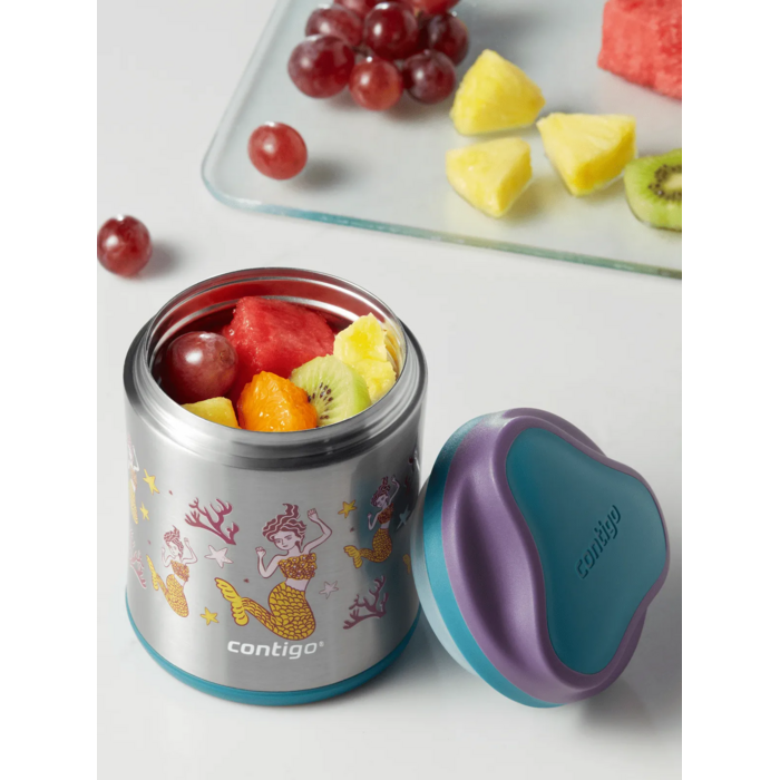 Термос дитячий для їжі Contigo Food Jar 0,3 л сталевий (2136764), Стальной