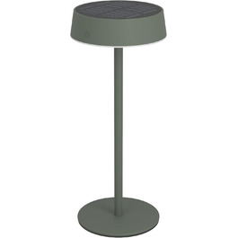 LED сонячна настільна лампа EGLO Simeri для вулиці, бездротова, акумуляторна, торкання, регулювання яскравості, IP54, металева, біла