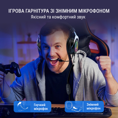 Гарнітура Fifine RGB H3