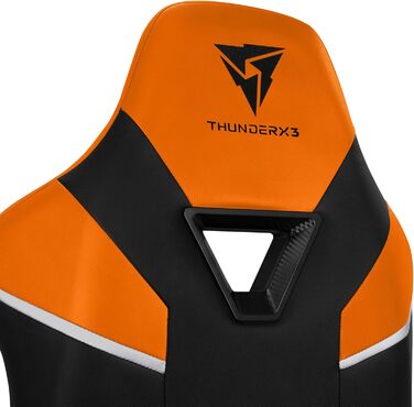 Ігрове крісло ThunderX3 TC5, ергономічне, до 150 кг, чорний/помаранчевий