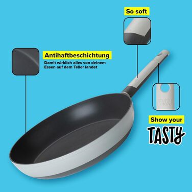 Вафельниця Tasty Antihaft Wokpfanne 28 см – антипригарне покриття, індукційна плита, нержавіюча сталь