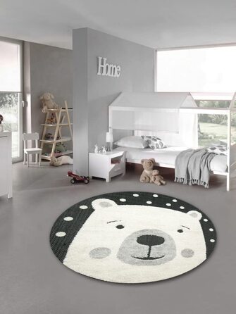 Килим для дитячої кімнати Teppich-Traum 3D Ведмідь 200 см