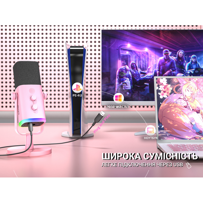 USB/XLR мікрофон Fifine AM8P