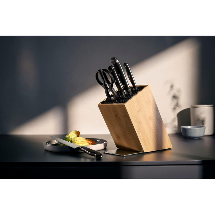 Набір ножів WMF Spitzenklasse Plus 6 предметів з бруском, Made in Germany, кухоні стрічка, FlexTec, Performance Cut