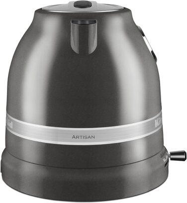 Електричний чайник KitchenAid з регулюванням температури 50-100°C, 1.5L, нержавіюча сталь, Empire, з індикатором рівня води та фільтром від накипу
