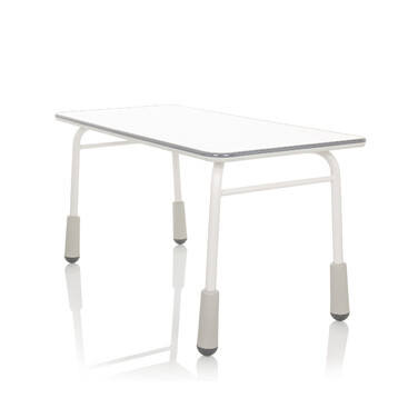 Дитячий стіл KID GRO T 120x60 см, регульована висота, світло-сірий колір, hjh OFFICE