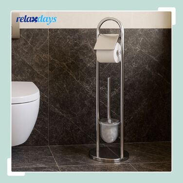 Набір для туалету Relaxdays з нержавіючої сталі