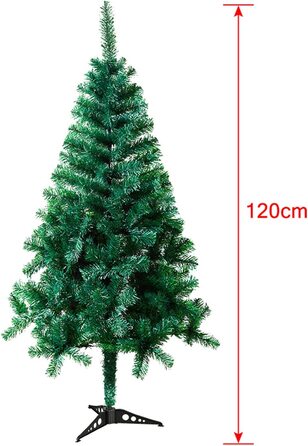 Штучна Різдвяна ялинка з соснової хвої (120 см, зелений ПВХ)