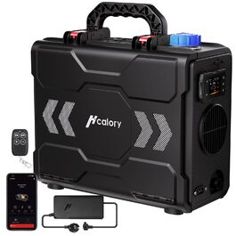 Портативна дизельна повітряна теплова гармата Toolbox 2S 8kW, 220-240V AC / 12/24V DC, з Bluetooth, 6л бак, автоматичний старт/стоп, 2025