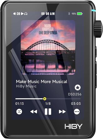 HiBy R3 II MP3-плеєр Bluetooth 5.1, MQA, DSD, PCM, підтримка Tidal/Qobuz, Hi-Res Audio, баланс 4.4 мм, розширення пам'яті до 2 ТБ, версія 2025