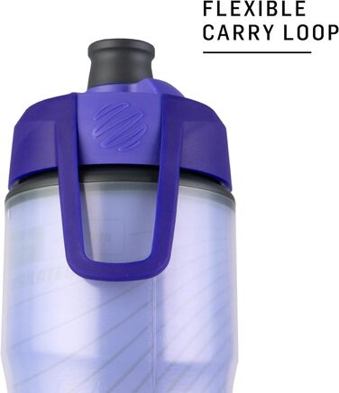 Термоізольована велосипедна пляшка для води Squeeze 710 мл - Bike & Sport з технологією Omniflow синій