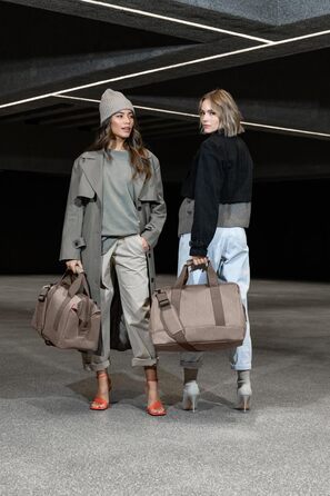 Сумка-органайзер Reisenthel Allrounder M – універсальна модель для подорожей, роботи та відпочинку, стильний дизайн, Herringbone Mokka