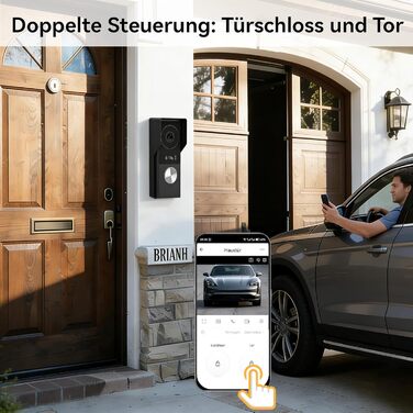 Відеодомофон WiFi з камерою та монітором 7