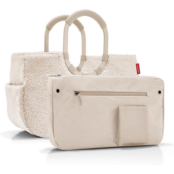 Сумка Reisenthel Loopshopper Teddy Sand – міцна, з відділеннями, з перероблених PET-пляшок