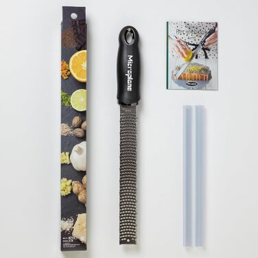 Мікроплан Zester: терка для цитрусових, сиру, імбиру, шоколаду та мускатного горіха (зелена) з нержавіючої сталі, Made in USA, 325 x 35 x 30 мм