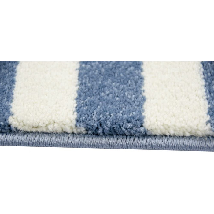 Дитячий морський килим для дитячої кімнати, килим для хлопчиків з якорем синього кремового кольору, розмір (120x170 см)