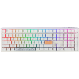 Механічна клавіатура Ducky One 3 Cherry MX Red RGB White UA