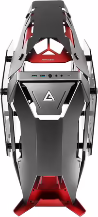 Ігровий корпус Antec Torque Midi-Tower чорний/червоний, алюмінієвий, підтримка ATX/EATX/ITX/Micro ATX