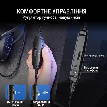 Гарнітура Fifine RGB H3W