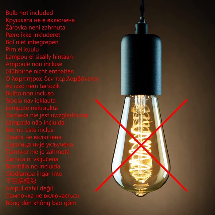 Ніч в індустріальному дизайні, настільна лампа з дерева в темно-коричневому кольорі та металу в чорному кольорі, світильник для спальні та вітальні, розетка E27 (стельовий світильник 3-світловий)
