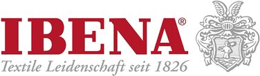 Бавовняна ковдра Ibena Bergamo 150x200 см - м'яка ковдра монохромна з органічної бавовни, високої якості бренду Made in Germany (150 x 200 см, коричневий)