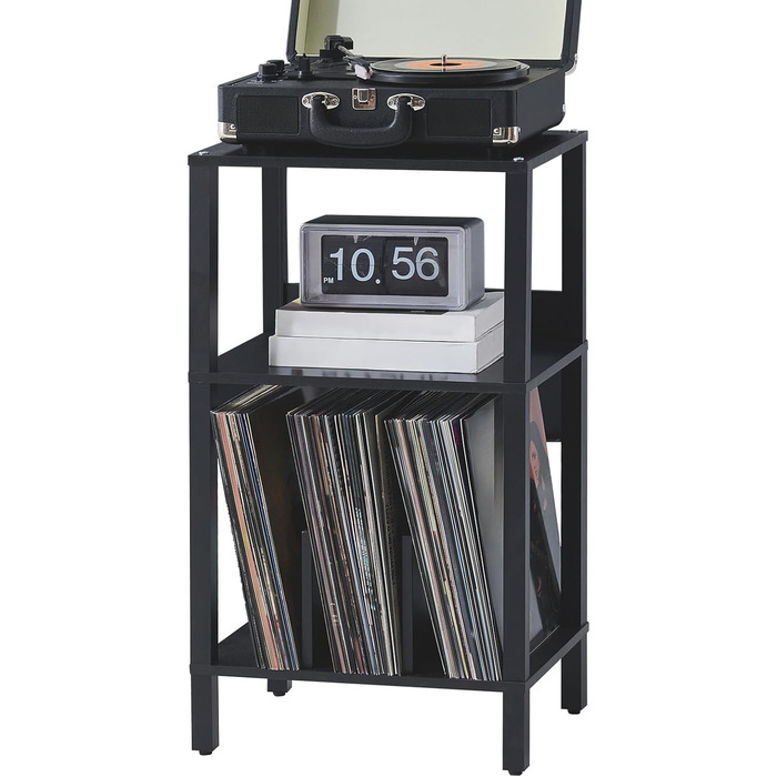 LELELINKY Стіл для принтера на колесах, мобільний двоярусний стійка для принтера, підставка для принтера з фіксуючими колесами, візок для принтера для офісу, факсу та дому, 52,5 x 40 x 36 см, Колір: Коричневий