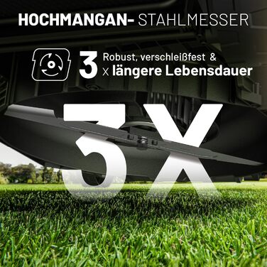 Акумуляторний газонокосарка Litheli 20V, ширина косіння 33 см, до 200 м², об'єм кошика 30 л, висота косіння 25-65 мм, з акумулятором 4.0 Ah, Brushless