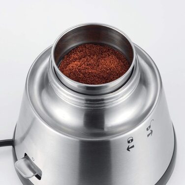 Кавоварка гейзерна Cloer 5918 Moka Maker, 3-4 чашки, нержавіюча сталь, з безпечним вимкненням та клапаном