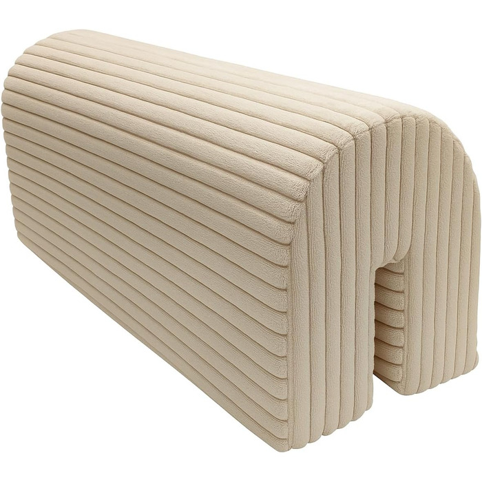 Захист для ліжечка дитячого бортик-подушка від випадання (Бежевий велюр, 50 см)