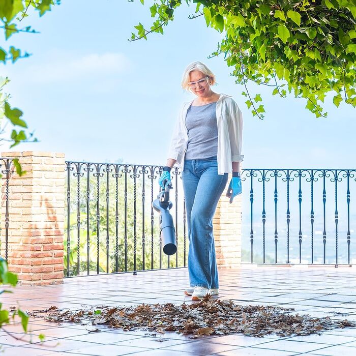 Cecotec Laubsauger und Laubbläser mit Airforce 3300 Crush&Go Kabel: потужний пилосос-садовий повітродув з кабелем, 3300 Вт, швидкість повітря 270 км/год, функція подрібнення листя, XL-насадка, 6 режимів, мішок для збору 40 л