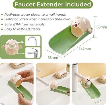 Триттлер Hoopyosms для дітей, 2/3-рівневий, регульована висота, складна конструкція, з поручнями, антиковзаюча поверхня, для ванної та кухні, сірий