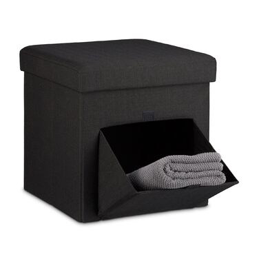 Relaxdays Складний табурет з кришкою