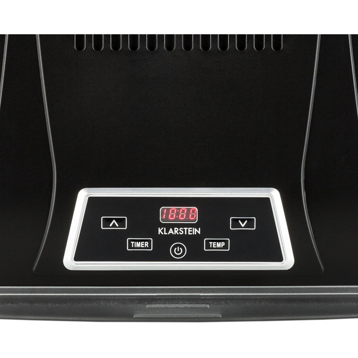 Сушарка для продуктів Klarstein Dörrautomat: 9 ярусів, 700 Вт, з нержавіючої сталі, сенсорне управління, чорний колір