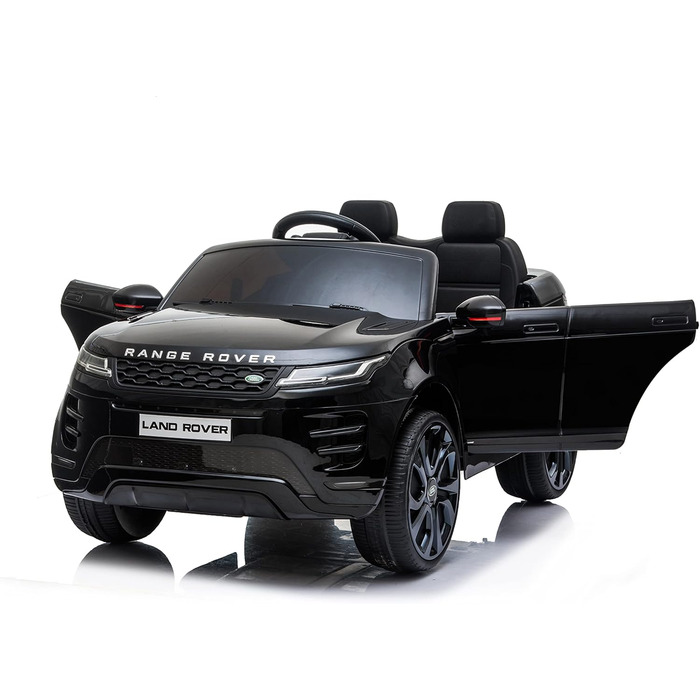 Дитячий електромобіль Range Rover Evoque 12V, ліцензія, білий/чорний