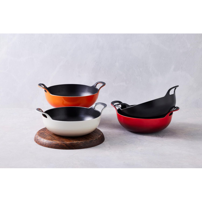 Набір для приготування бальті Le Creuset, чавун, 24 см, 2.7 л, колір - вогнищевий